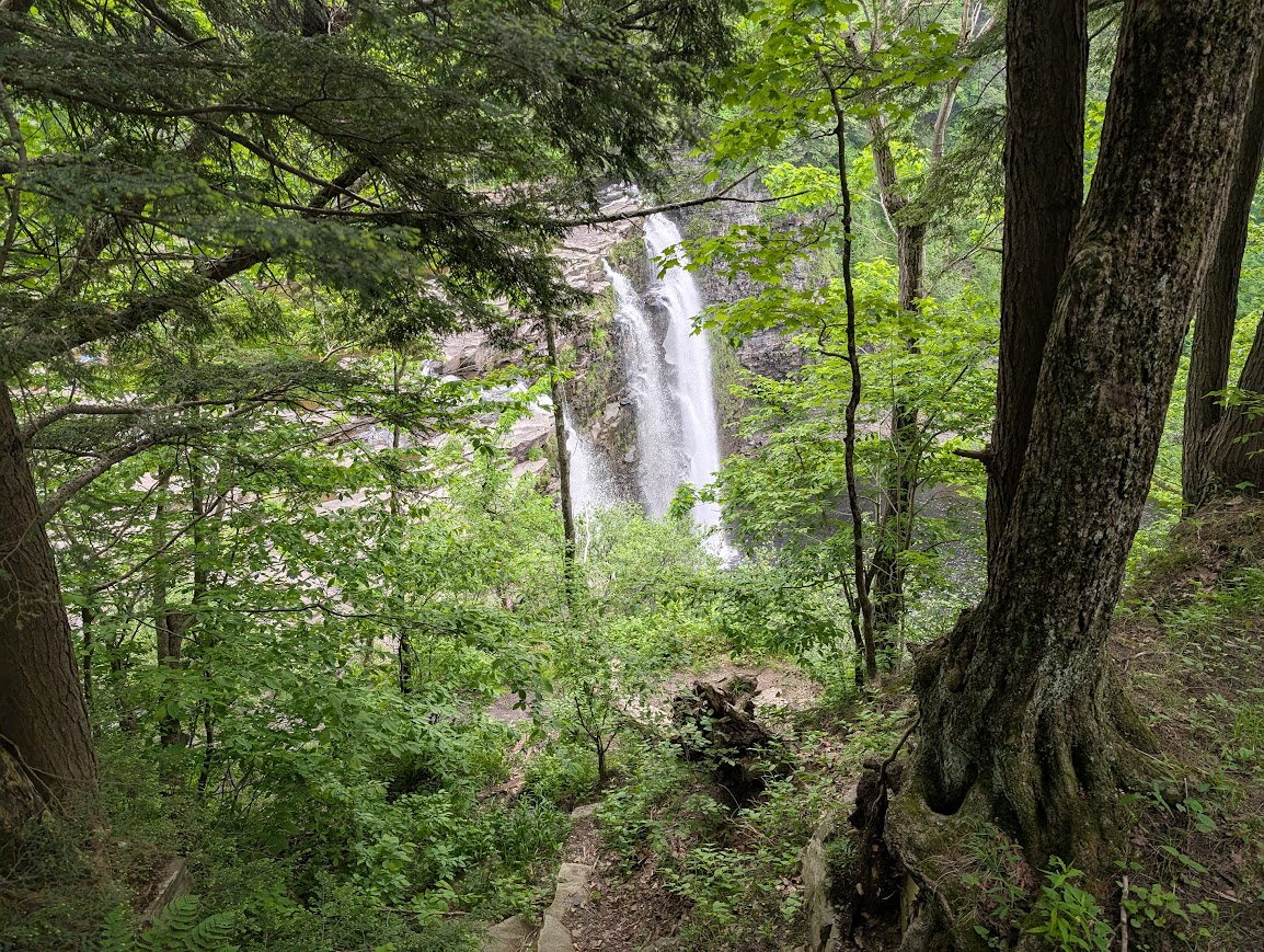 Salmon River Falls waterfall in Orwell, Oswego County, NY