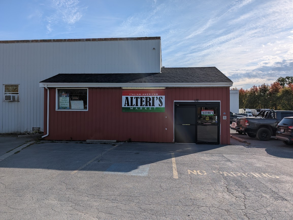 Alteri's Italian American Market storefront in Watertown, NY